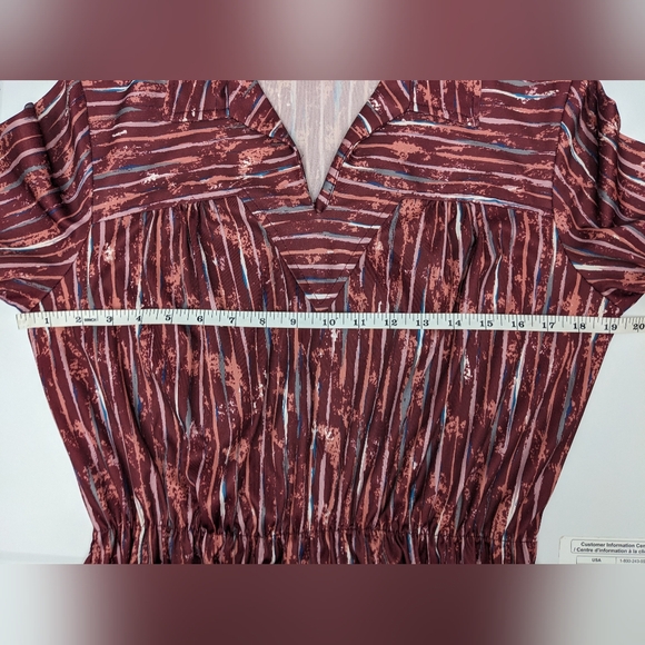 Touch of Class vintage belted  midi shirtdress 324 - Picture 6 of 8